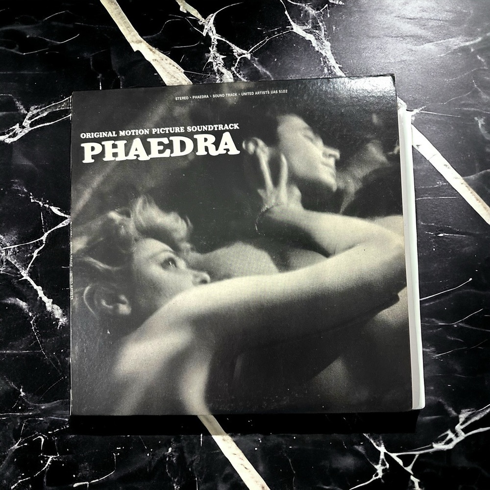 Phaedra 1962 United Artists Records UAS-5102 Motion Picture Soundtrack Record